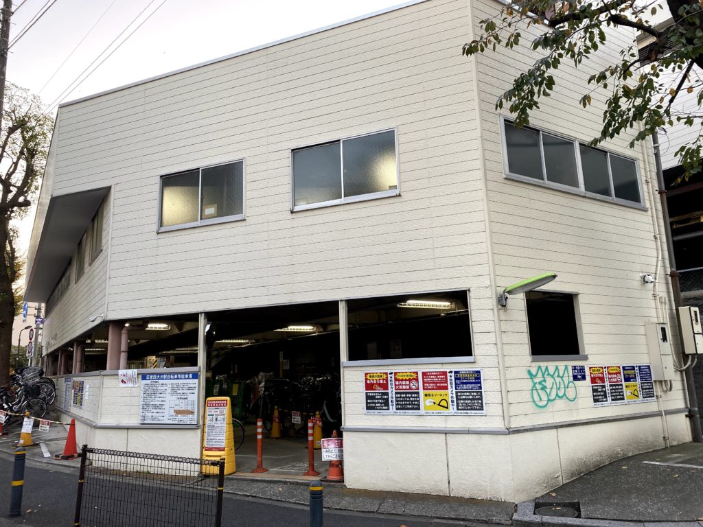 nishiooi-station-bicycle-parking