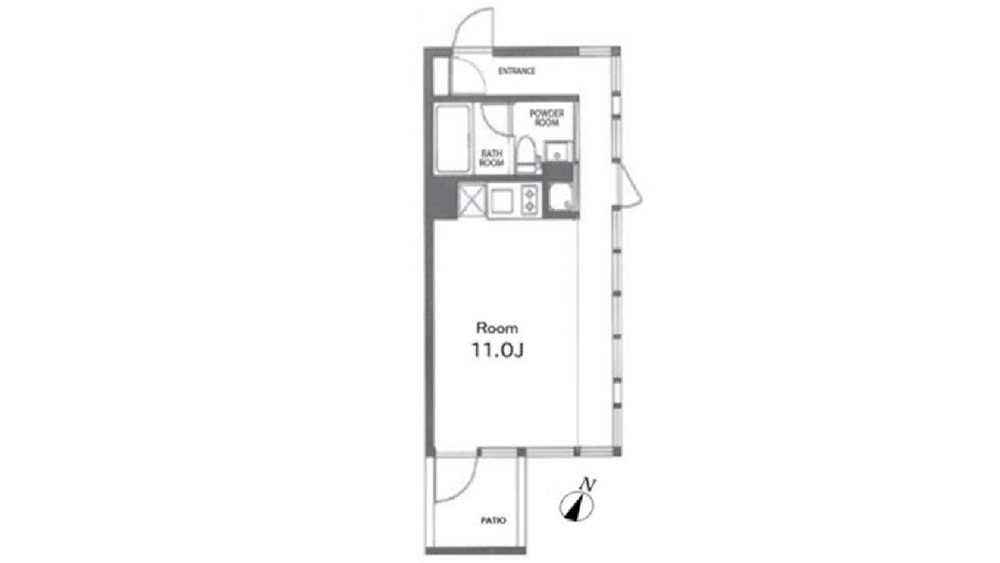 g-flat(ジーフラット)の間取図
