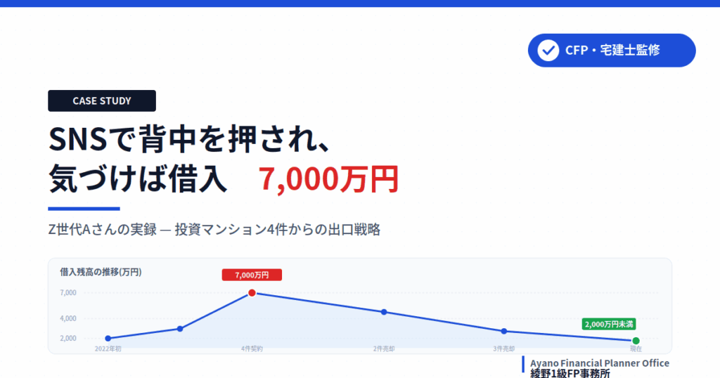 SNSで背中を押されて、不動産投資