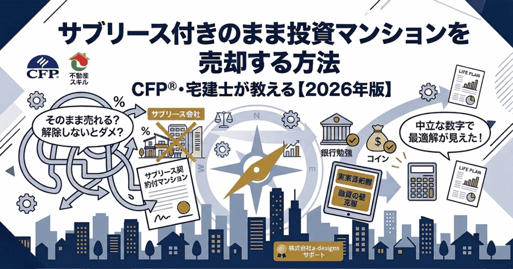 サブリース付きのまま投資マンションを売却する方法